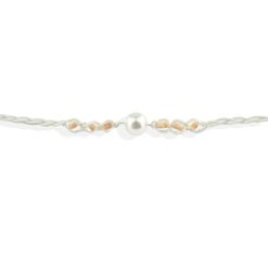 Pearl & Linen Bead Wishlet~Yellow-25pcs