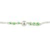 Pearl & Linen Bead Wishlet~Mint-25pcs