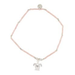Pastel Seedbead Turtle Charm Bracelet-12pcs