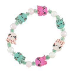 Sealife Fimo Clay Bead Stretch Bracelet-24pcs