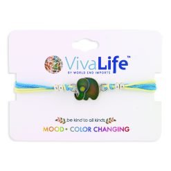 Elephant MOOD Wax Linen Bracelet-12pcs