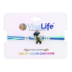 Giraffe MOOD Wax Linen Bracelet-12pcs