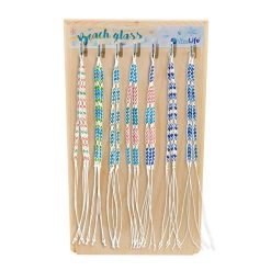 Frosted Bead Loop Bracelet~Multi Colors-42pc pack-1pc