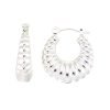 Croissant Shell Hoop Earrings-12pcs