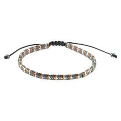 Tri/Bi/Solid Snake Bead Bracelet-6pcs