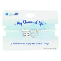 "My Charmed Life" Anchor Charm Crystal Bracelet-6pcs