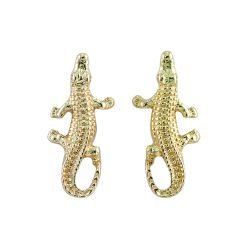 Textured Crocodile Earrings-12pcs