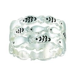 Multi Sardine Ring-12pcs