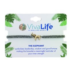 Elephant Nylon Cord Bracelet-12pcs