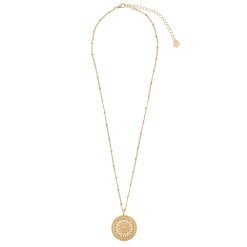 Mandala Pendant 16" Necklace-6pcs