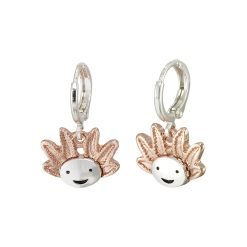 Two-Toned Axolotl Huggie Earrings-6pcs