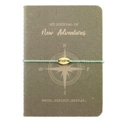 "My Journal" of New Adventures with "Inspire" Cord Bracelet-6pcs
