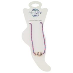 Enamel Striped Fish Anklet-12pcs