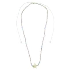 Starfish, Seedbead & Crystal Adjustable Necklace-12pcs