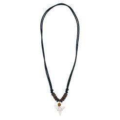 Coco & Glass Beaded Sharktooth Necklace-12pcs