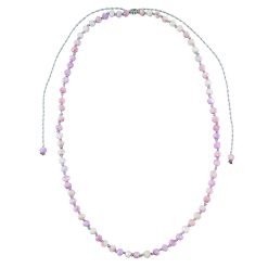Crystal Metallic Knot Necklace -6pcs
