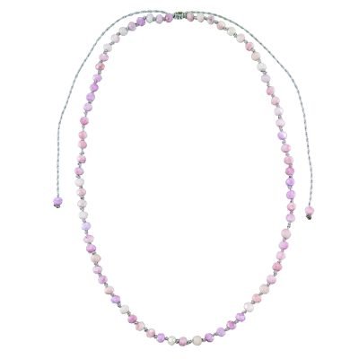 Crystal Metallic Knot Necklace -6pcs